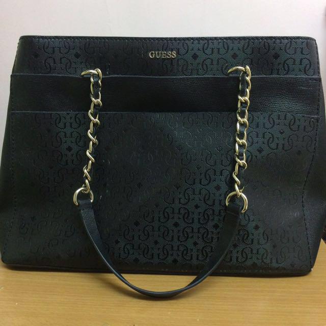guess black bag sale