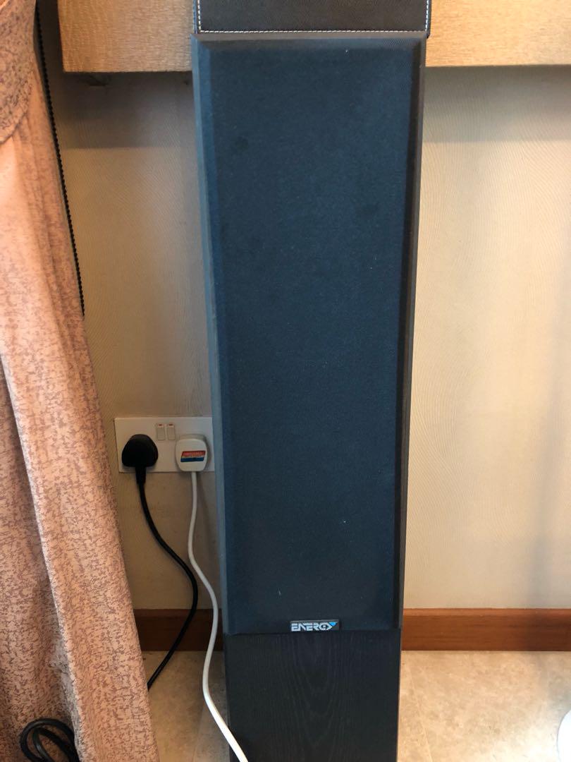 Selling Energy floorstander speakers, centre speakers and satellite