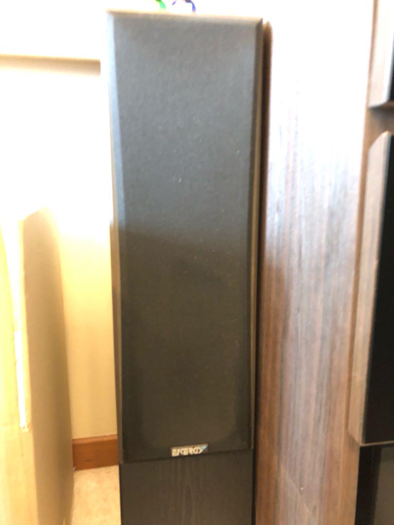 Selling Energy floorstander speakers, centre speakers and satellite