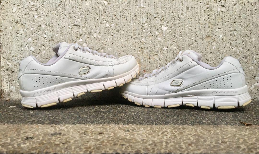 Skechers Flex Sole White Women s Running Shoes Women s Fashion