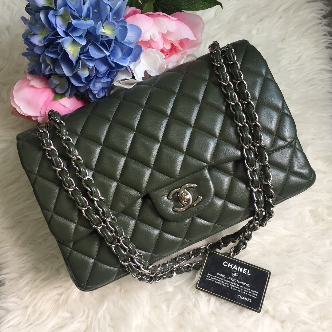 olive chanel bag