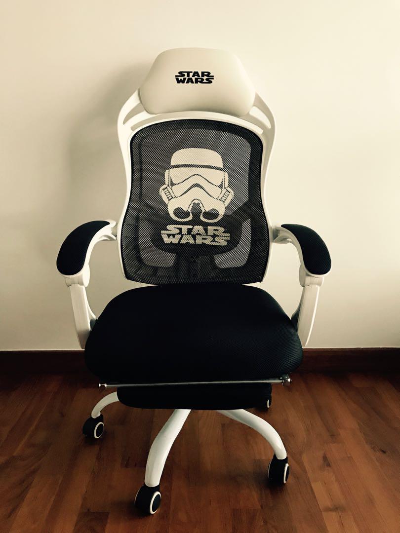 Star Wars gaming chair (Storm Trooper), Furniture, Tables & Chairs on