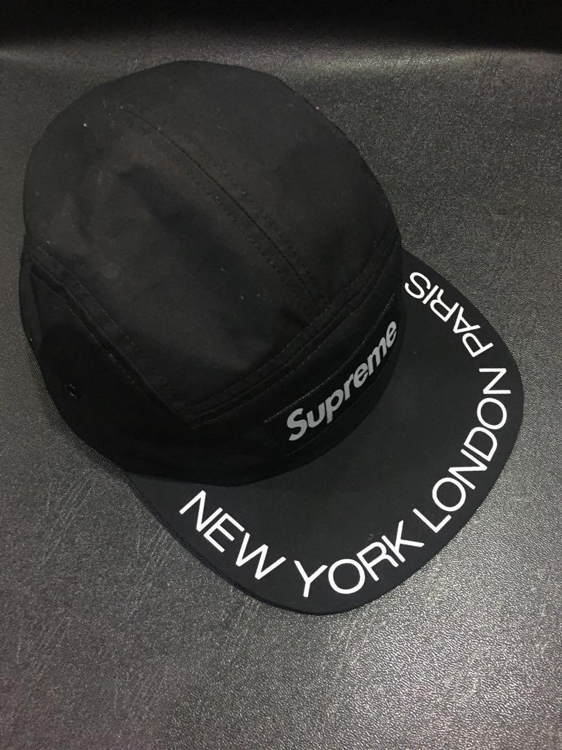 Supreme Visor print camp cap, Men's Fashion, Watches & Accessories