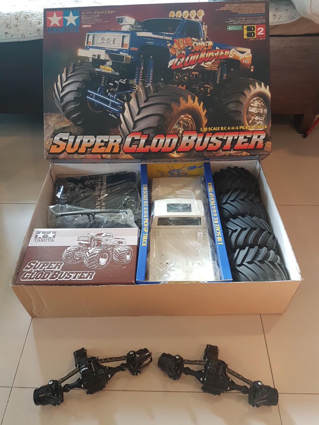  Tamiya Super Clod Buster 4X4X4 Vehicle : Toys & Games