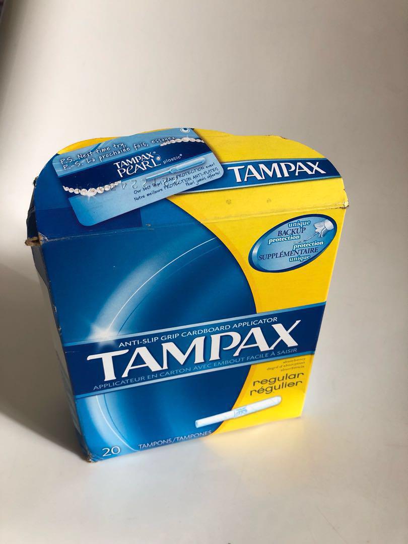 Tampax Pearl Plastic Tampon Regular Health Beauty Bath Body