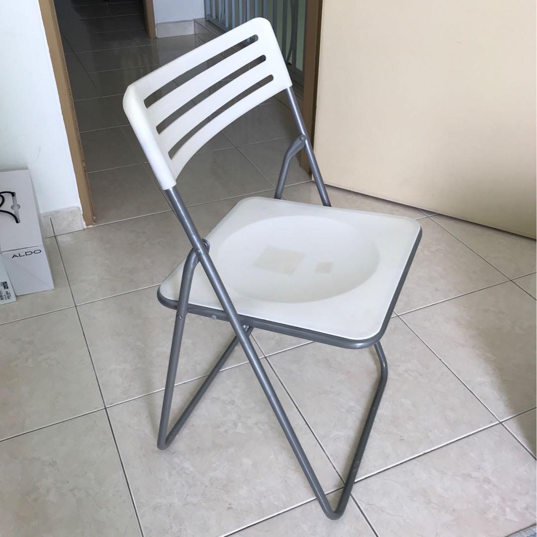 Tesco Foldable Chair Home Furniture Furniture On Carousell