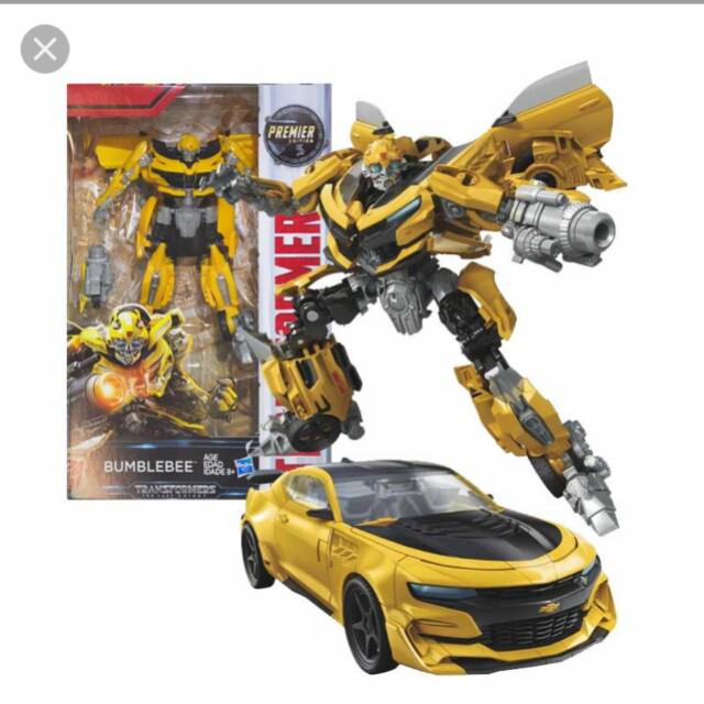Transformers the last outlet knight deluxe bumblebee