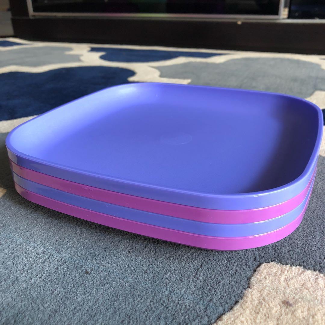 Tupperware luncheon plates discount