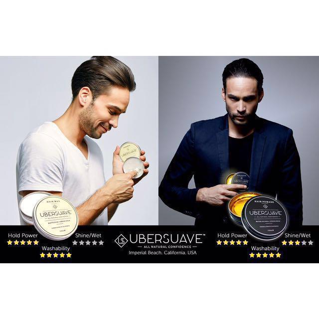 Authentic Ubersuave Texturing Matte Wax Or Classic Pomade Or Clay