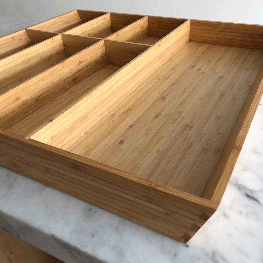VARIERA Cutlery tray, bamboo, Furniture & Home Living, Kitchenware