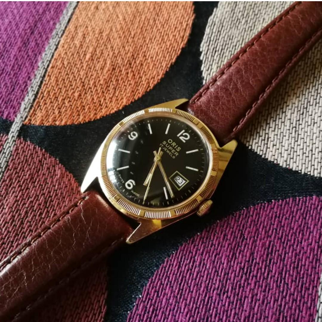 Vintage 1965 ORIS SUPER EXPLORER Dail Swiss Made Watch Men s