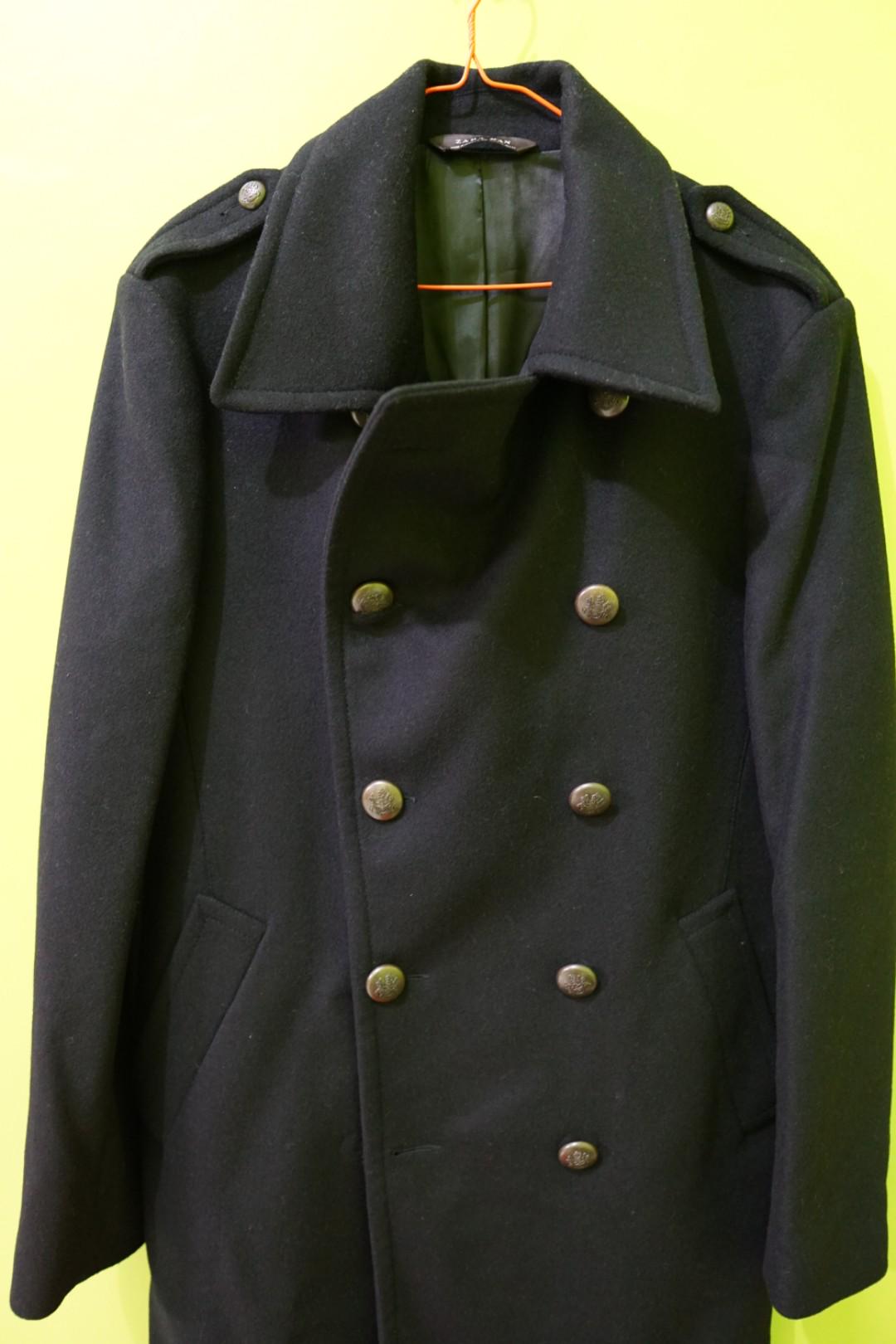 zara peacoat