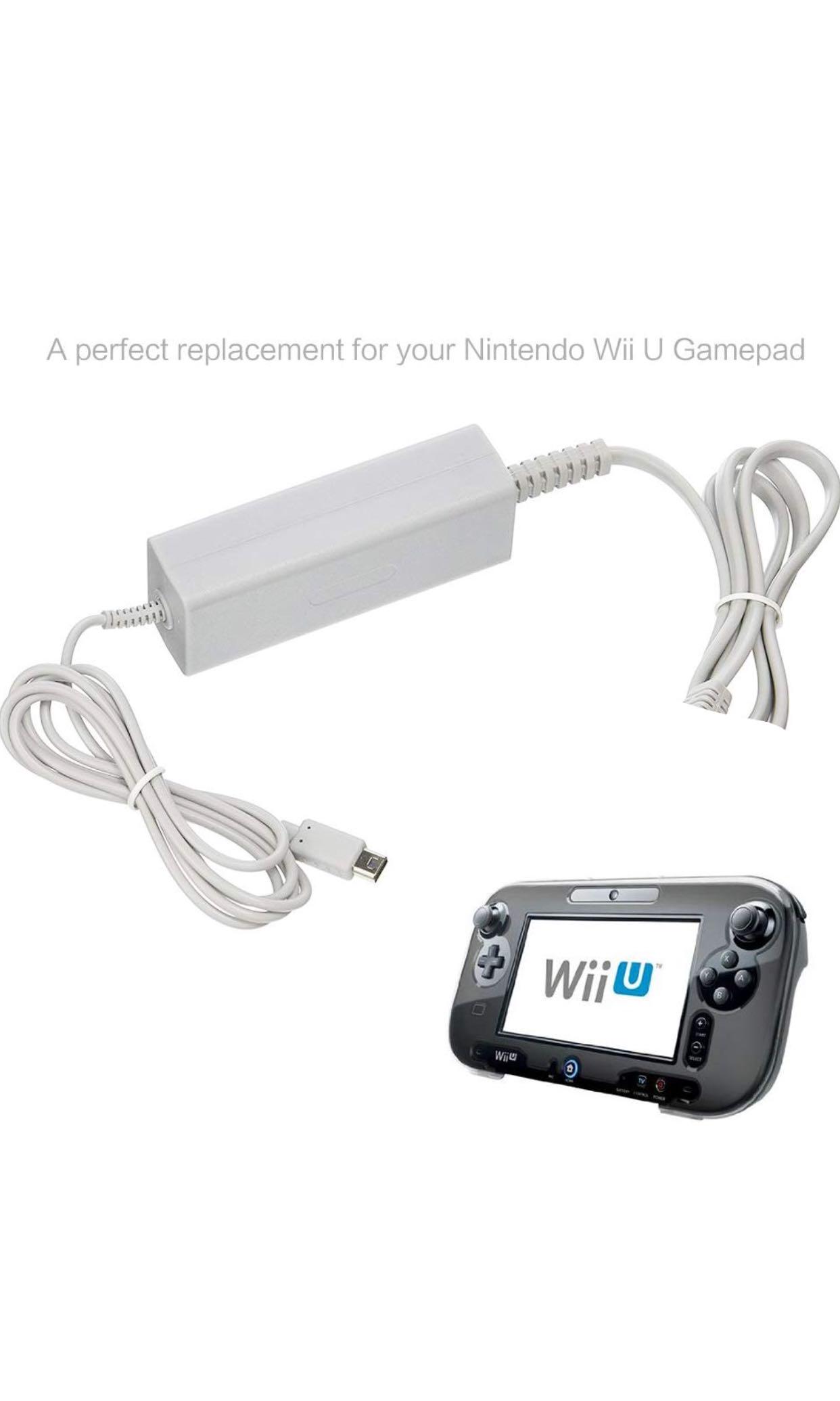 286 Wii U Gamepad Charger Ac Power Supply Adapter Charger Cable For Nintendo Wii U Gamepad Remote Controller 3 Pin Plug Video Gaming Gaming Accessories Cables Chargers On Carousell