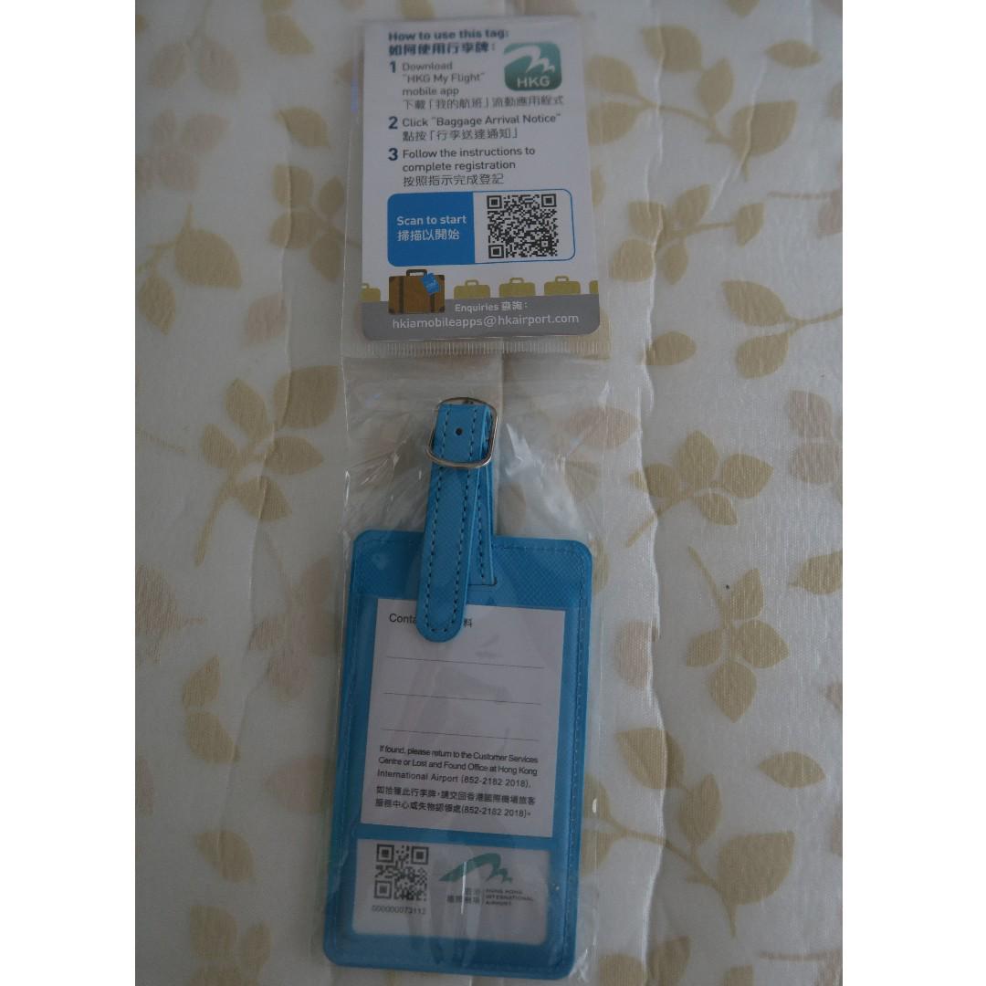 香港機場「行李通」掛牌 HK Airport "MyTag" Luggage Tag, 興趣及遊戲, 旅行, 旅遊 旅行必需品及用品