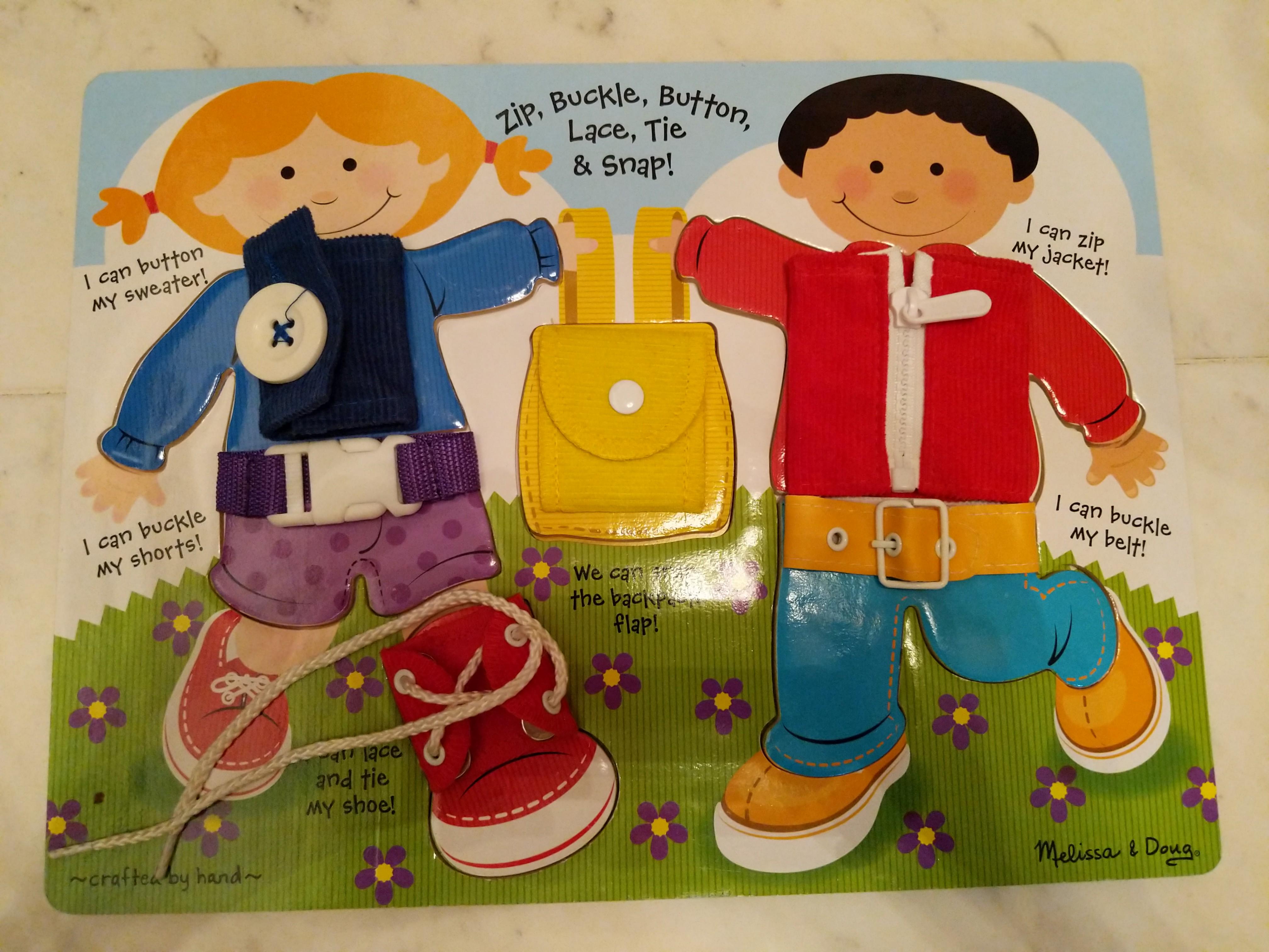 melissa and doug buckle puzzle