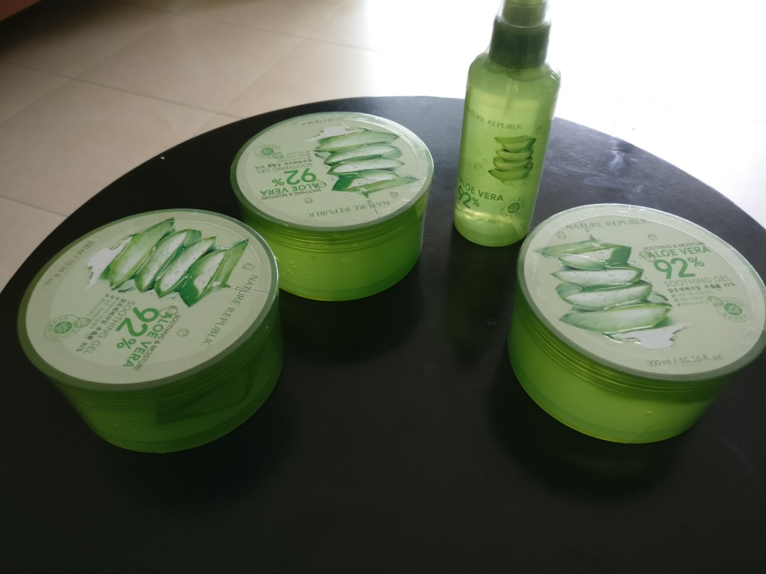 Nature Republic Aloe Vera 92 Soothing Gel Health Beauty Hair