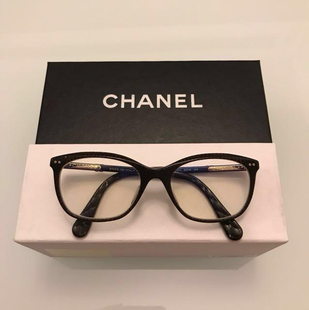 Very Rare Authentic Chanel 2119 C.361 51mm Gold Tortoise Frames Glasses  Italy