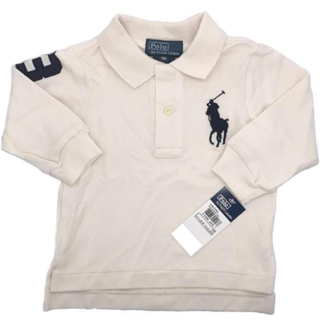 baby boy white ralph lauren t shirt