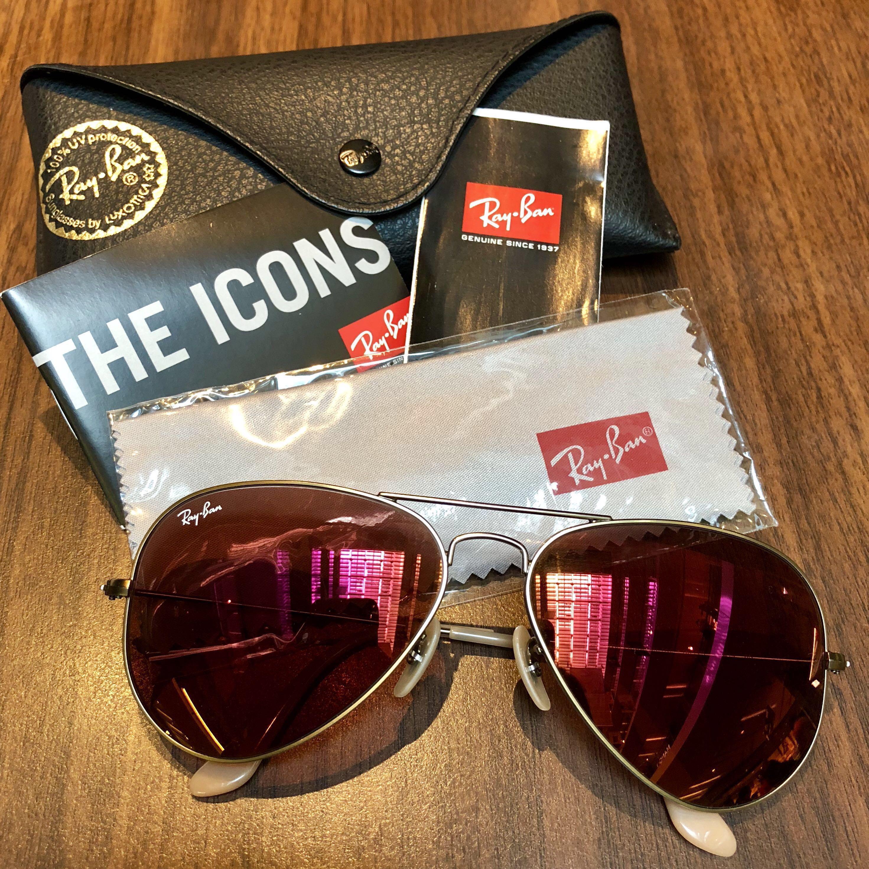 red mirror sunglasses ray ban