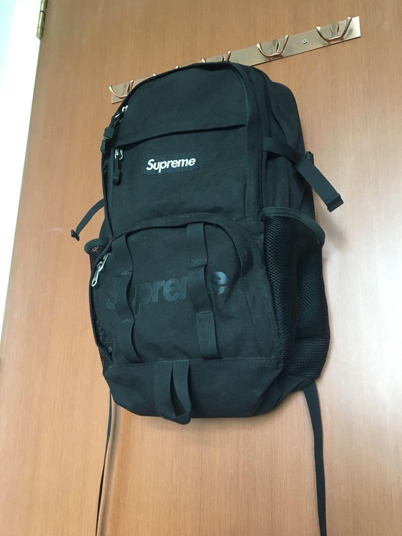 gold supreme backpack