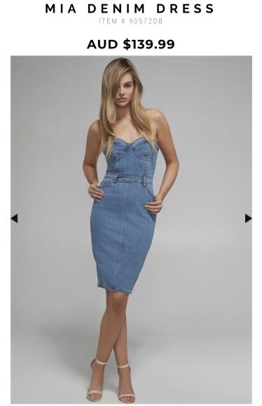 Bardot mia sales denim dress