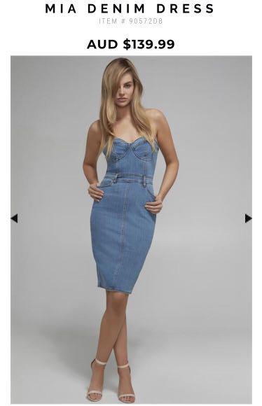 Bardot Mia denim dress
