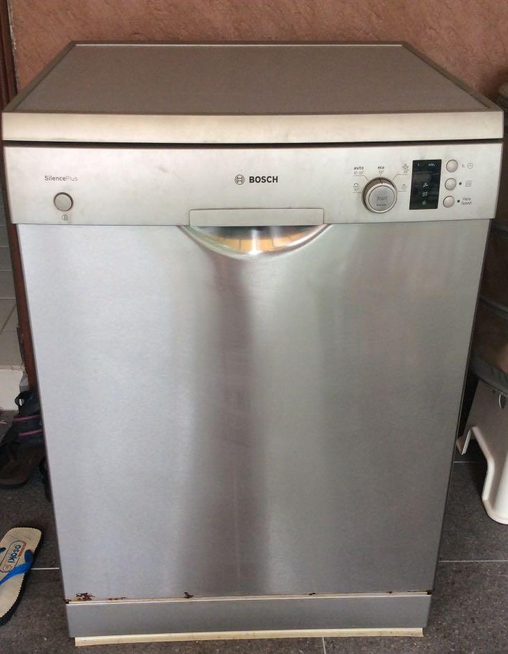 Bosch Stainless steel dishwasher, Furniture & Home Living, Kitchenware