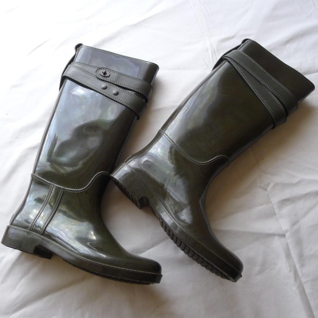 Coach Talia Tall Rainboots Women s Fashion Footwear Boots on