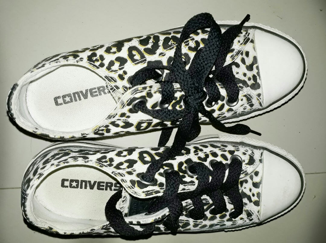converse animal print sneakers