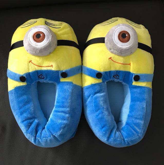 minion slippers adults