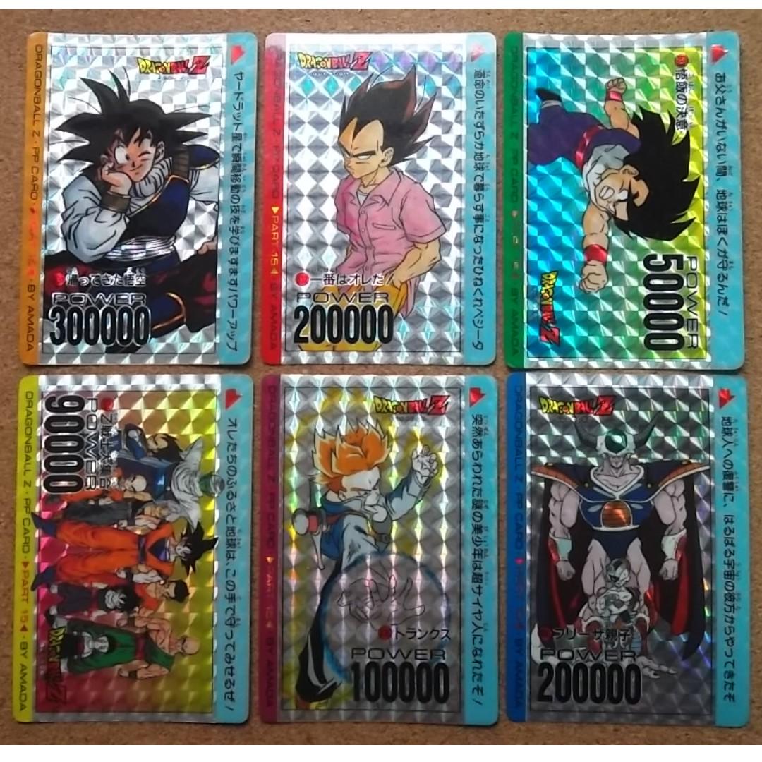 Part 6 Dragon Ball Z Mini Card Amada 320 