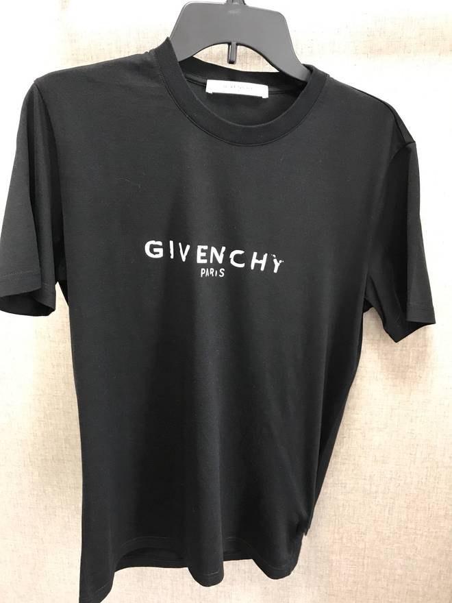 givenchy blurred logo t shirt