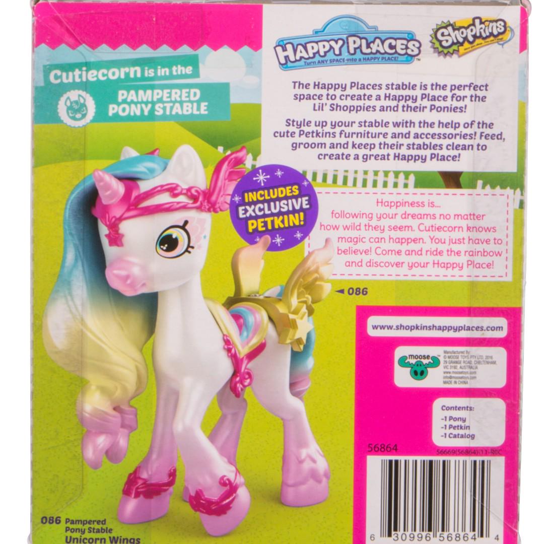 Happy Places Shopkins Season 4 Doll Single Pack Cutiecorn