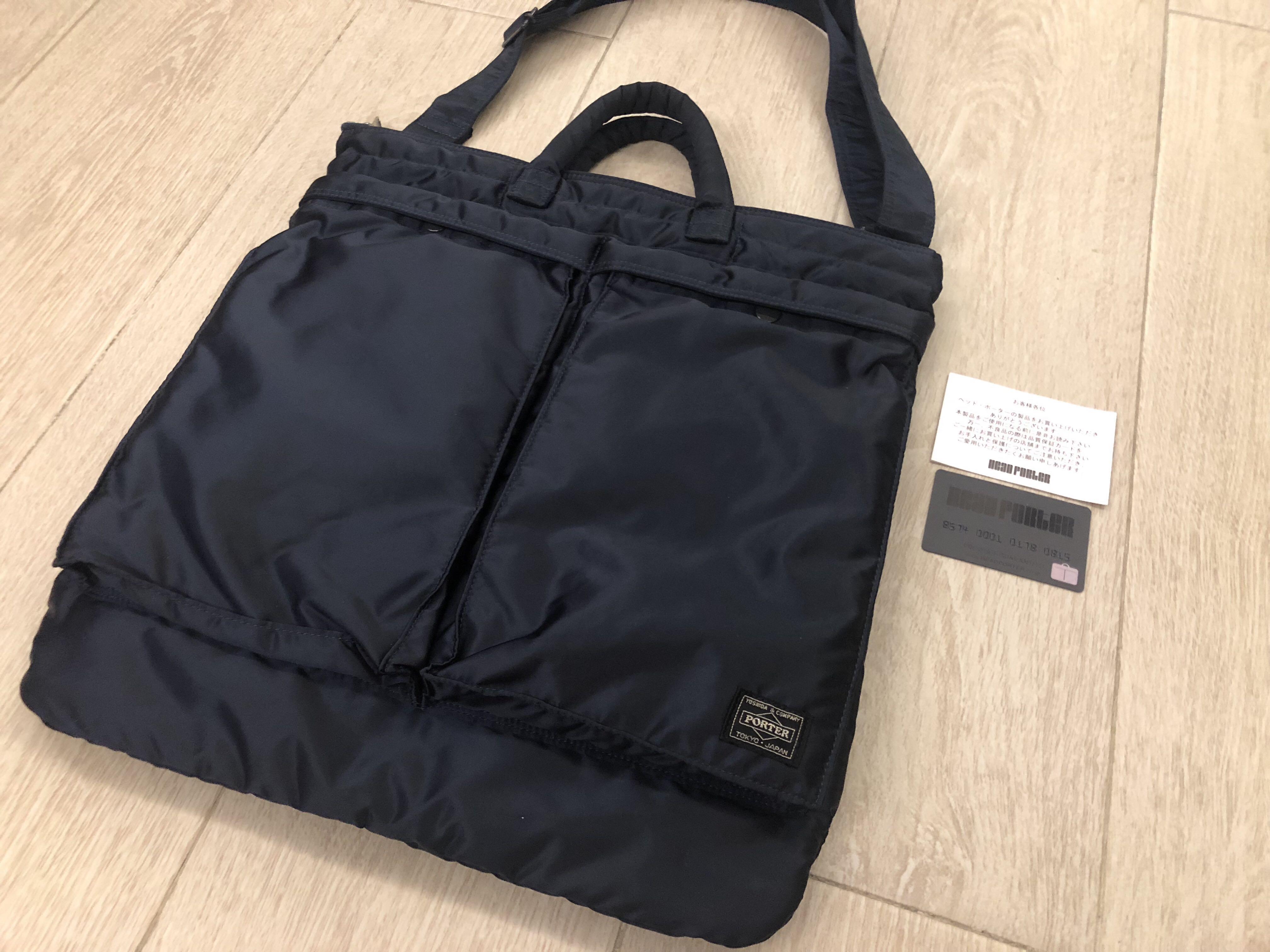 Head Porter Helmet Bag Navy Tanker Original, 男裝, 袋, 小袋- Carousell