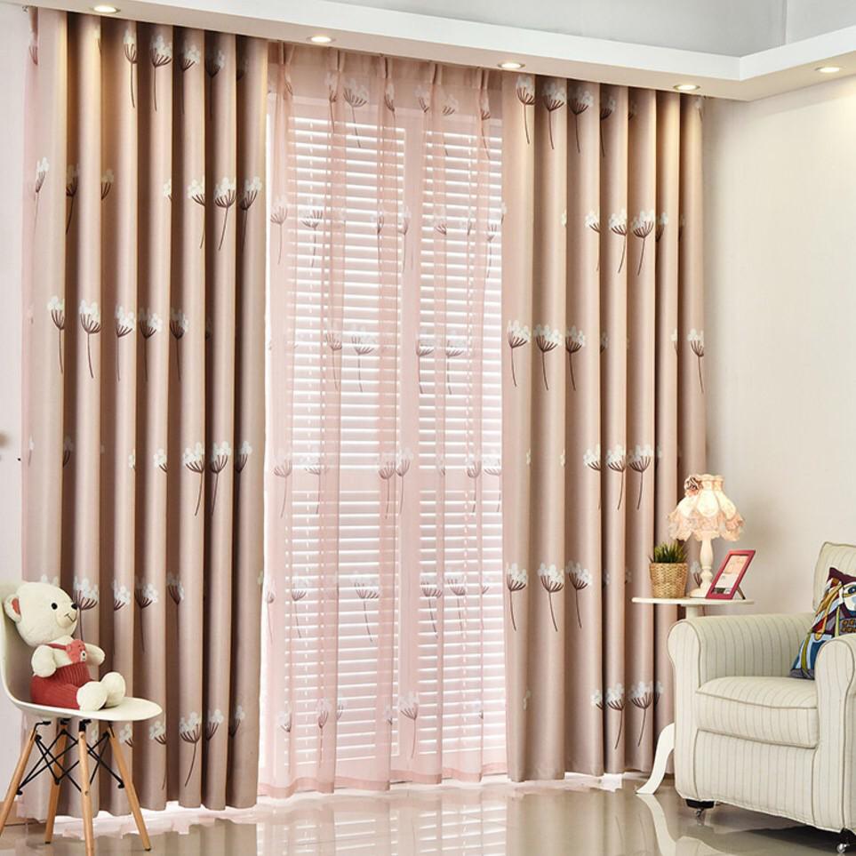 Home Decor Modern Floral Curtain Blackout Window Curtains Drapes For Living Room