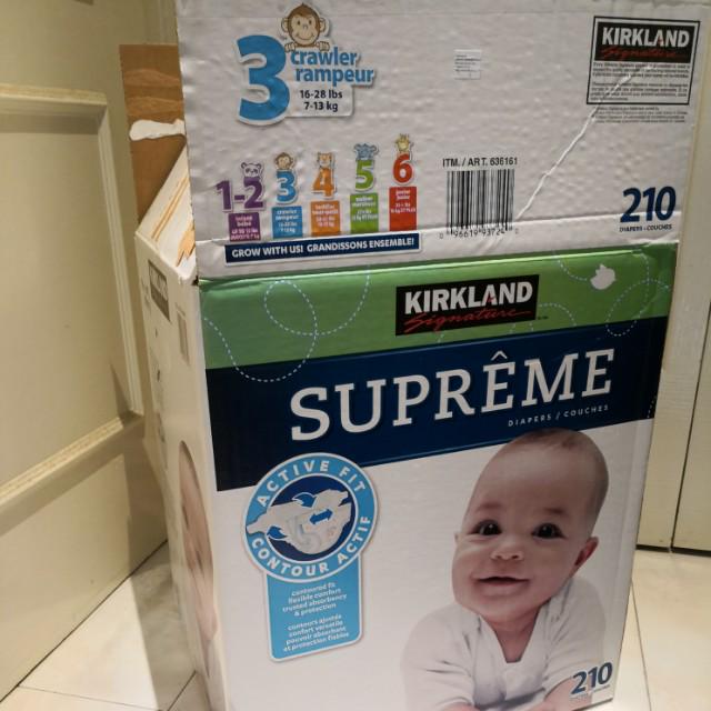 Kirkland diapers size 3 Babies Kids Bathing Changing