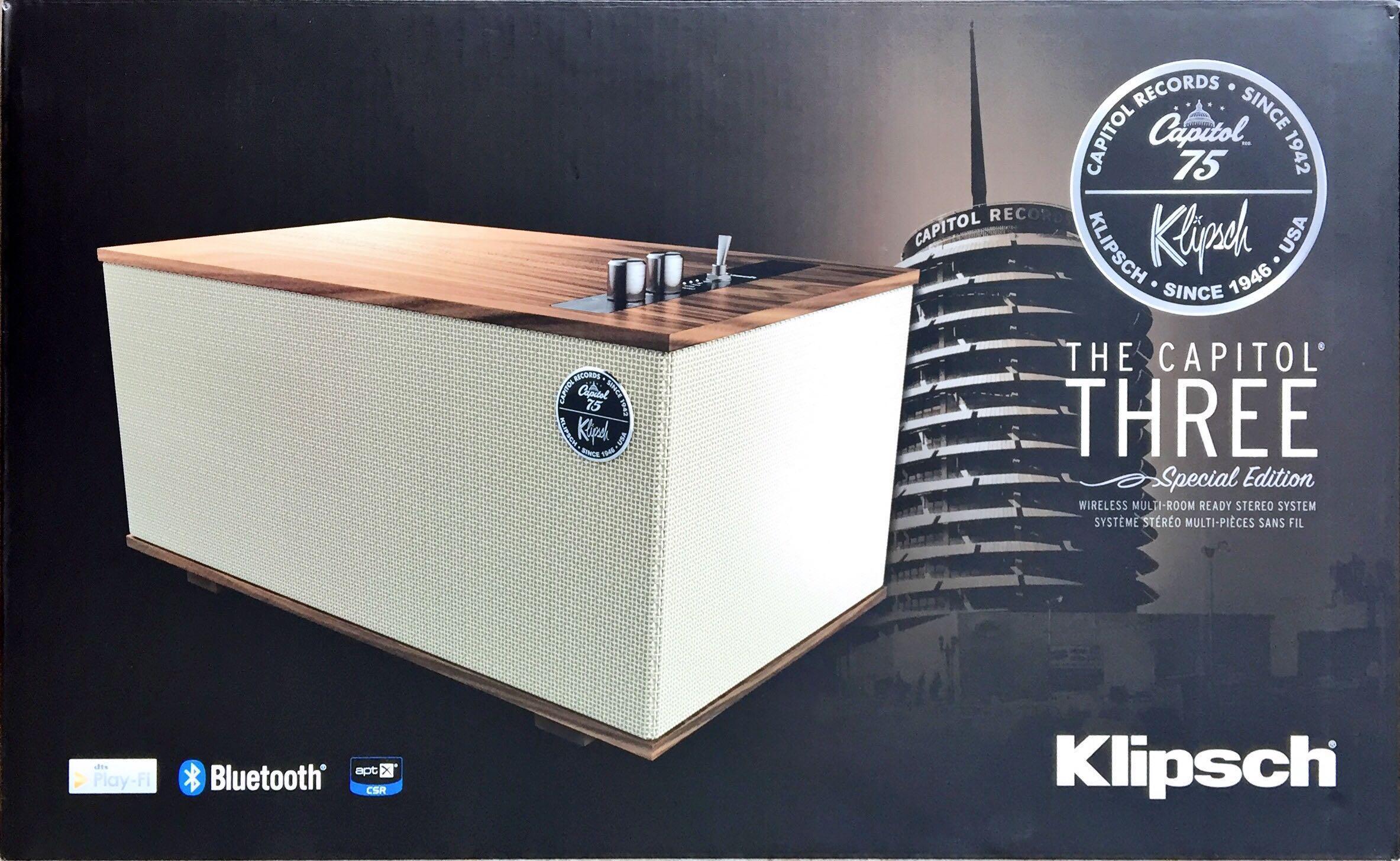 Klipsch capitol three best sale