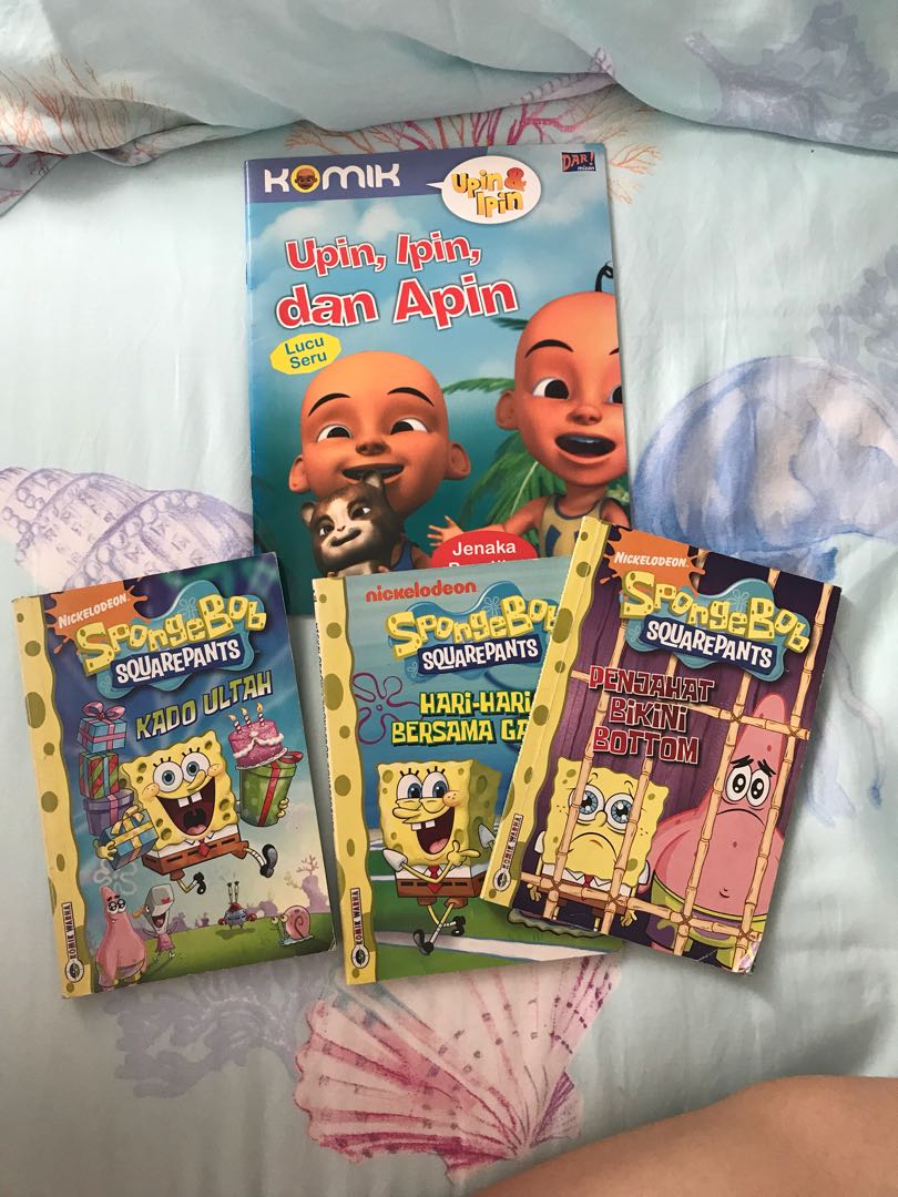 Komik Spongebob Upin Ipin Books Stationery Comics Manga On