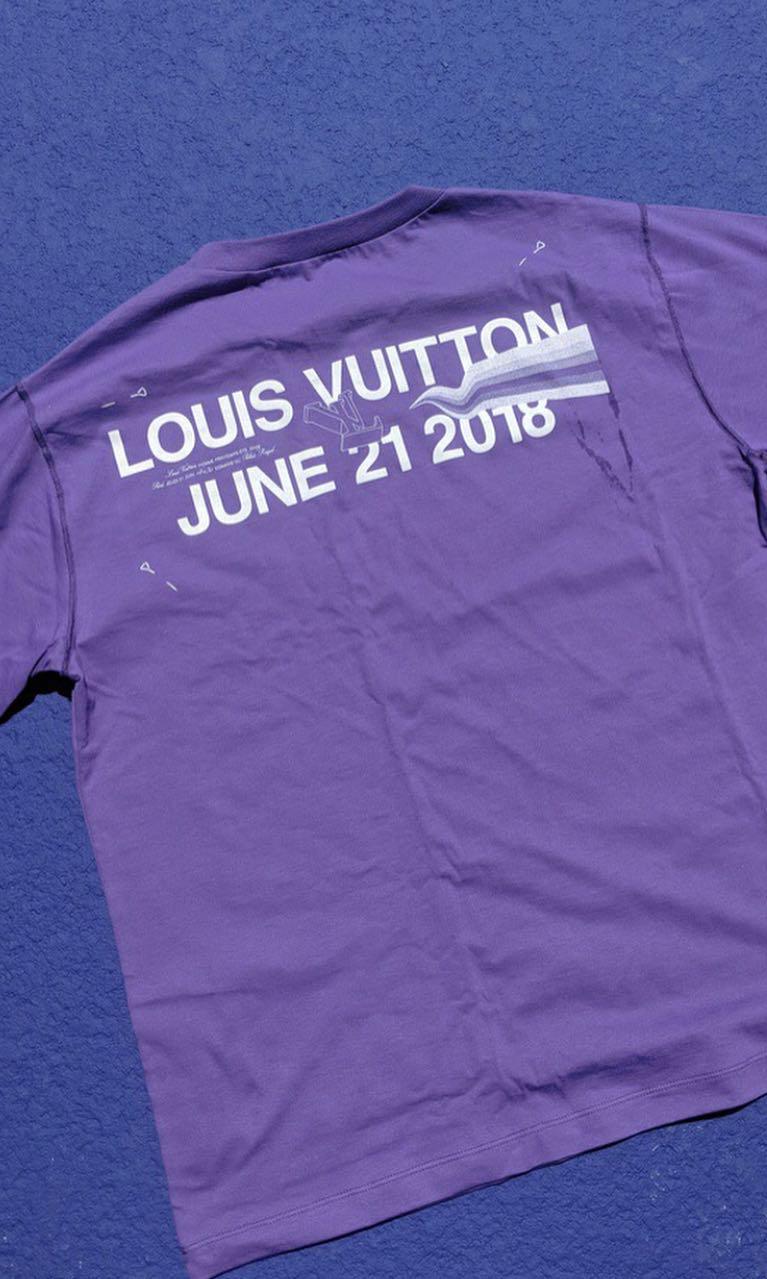 Louis Vuitton 2019 'Not Home' Invitation T-Shirt - Purple T-Shirts,  Clothing - LOU273290