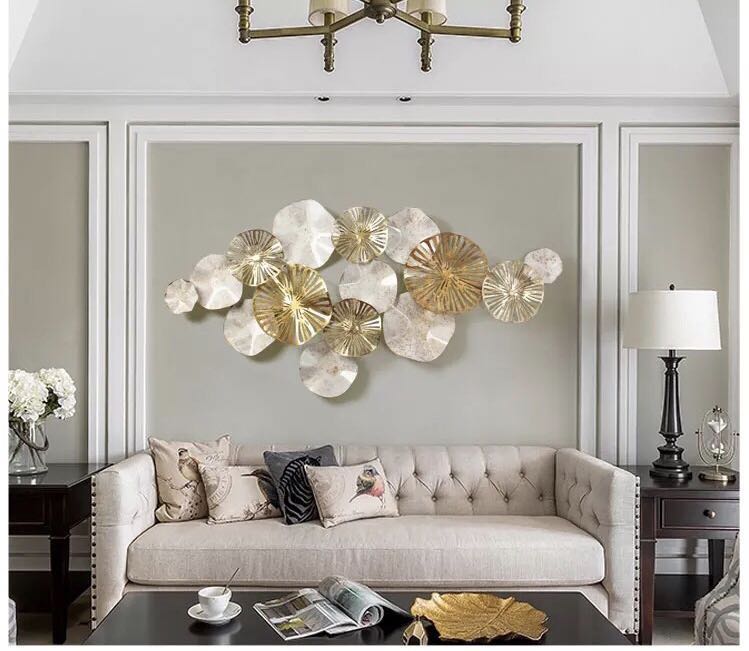 Lux Gold Metal Wall Art Decor Painting