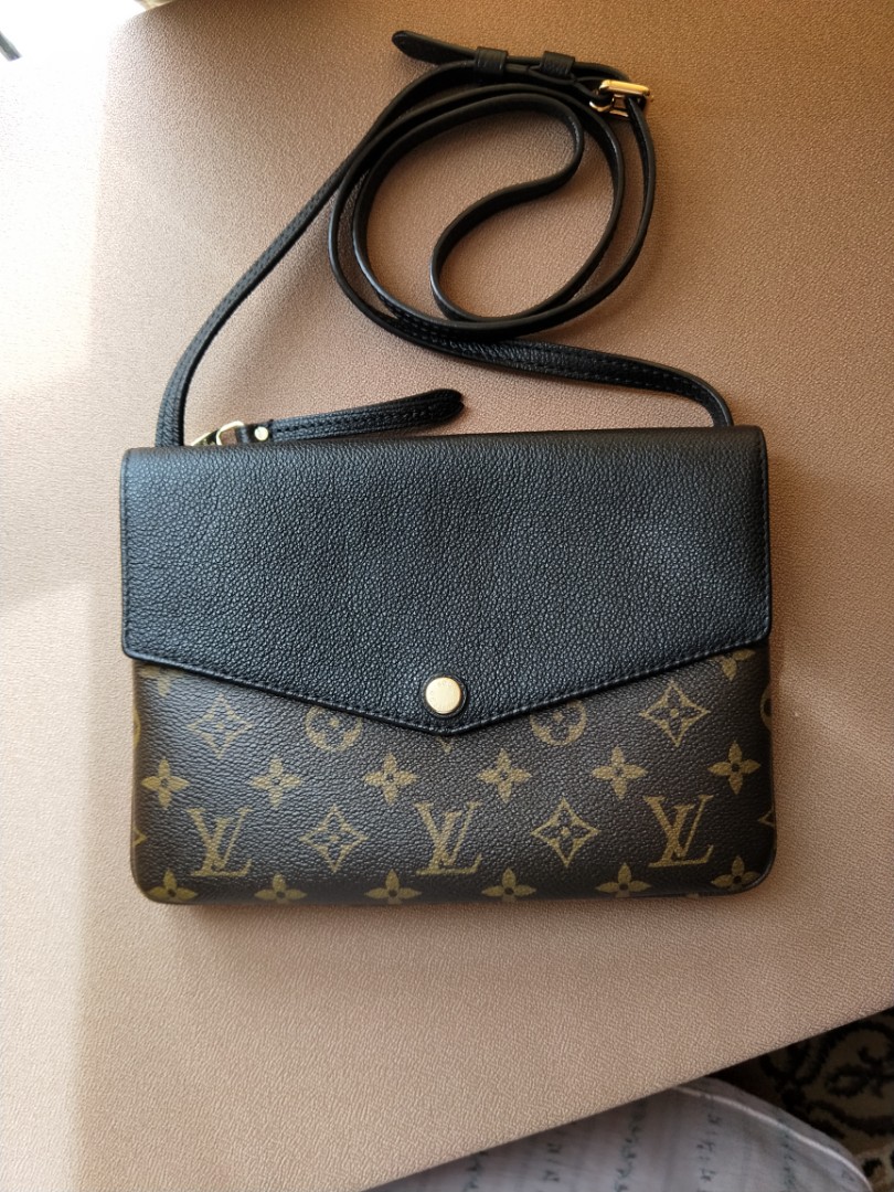 Authentic Louis Vuitton LV Twice Twinset Crossbody Bag in Black Noir  Monogram, Luxury, Bags & Wallets on Carousell