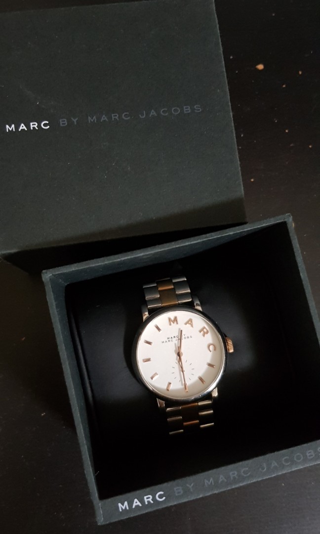 Marc jacobs black and gold watch online
