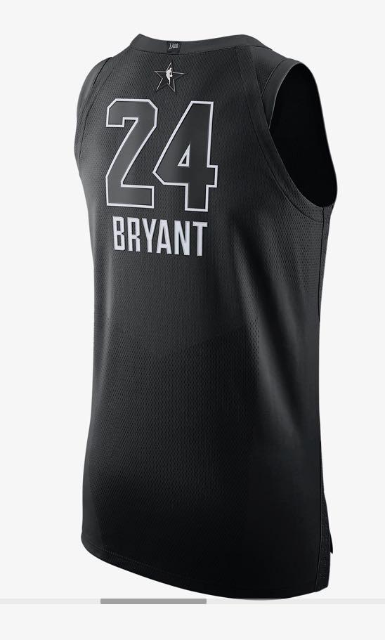 Men's Los Angeles Lakers Kobe Bryant Jordan Brand Black 2018 All