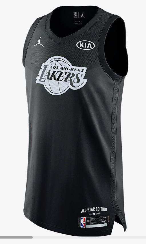 Men's Los Angeles Lakers Kobe Bryant Jordan Brand Black 2018 All-Star Game  Authentic Jersey