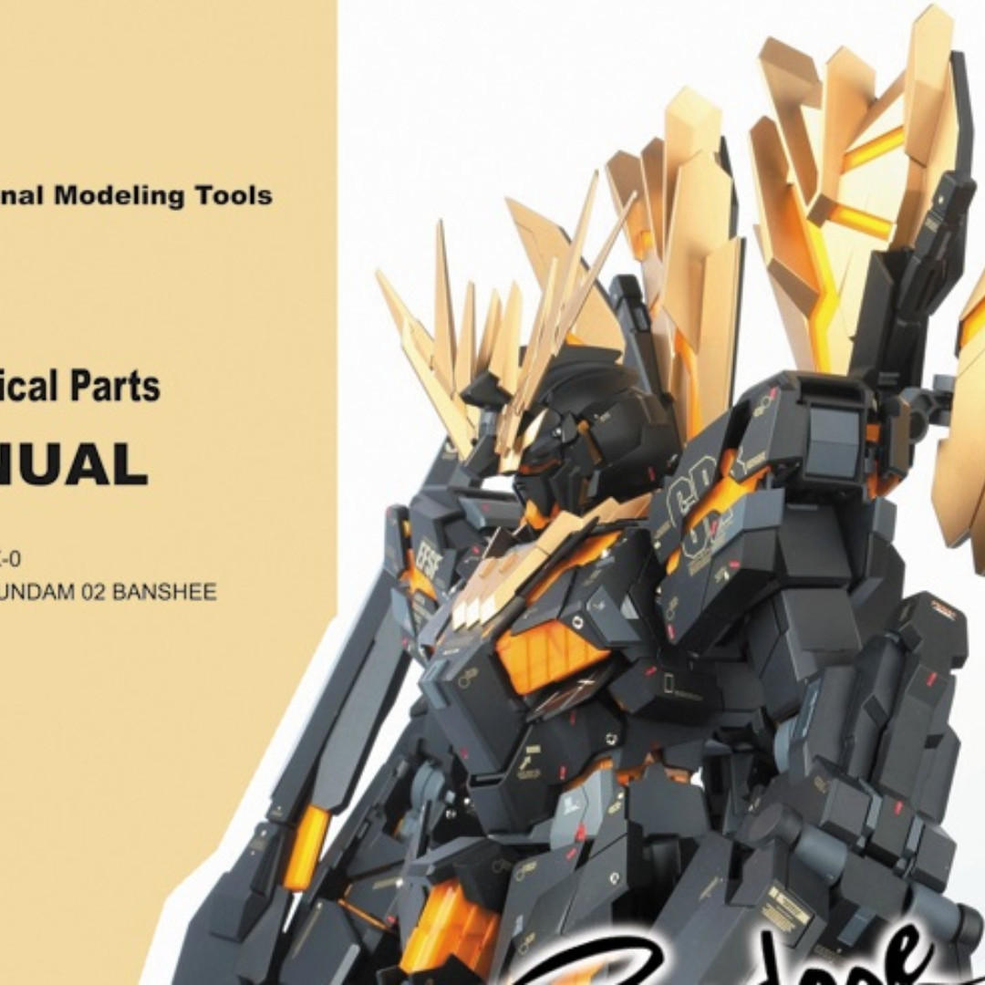 Metal Part Set Mg 1 100 Unicorn Gundam Fa Full Armor Ver Ka