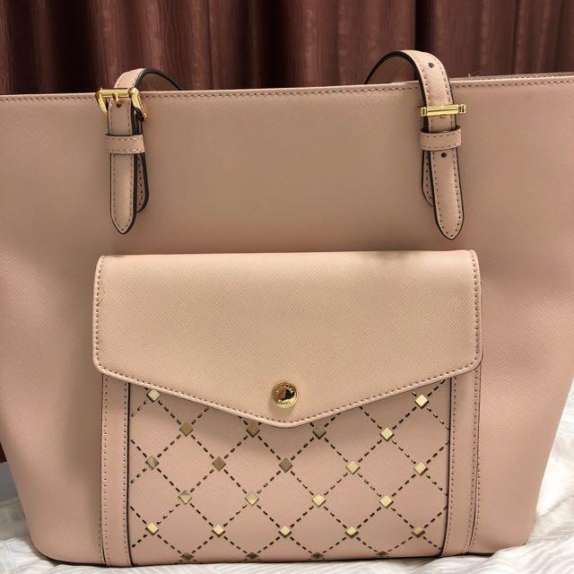 light pink michael kors purse