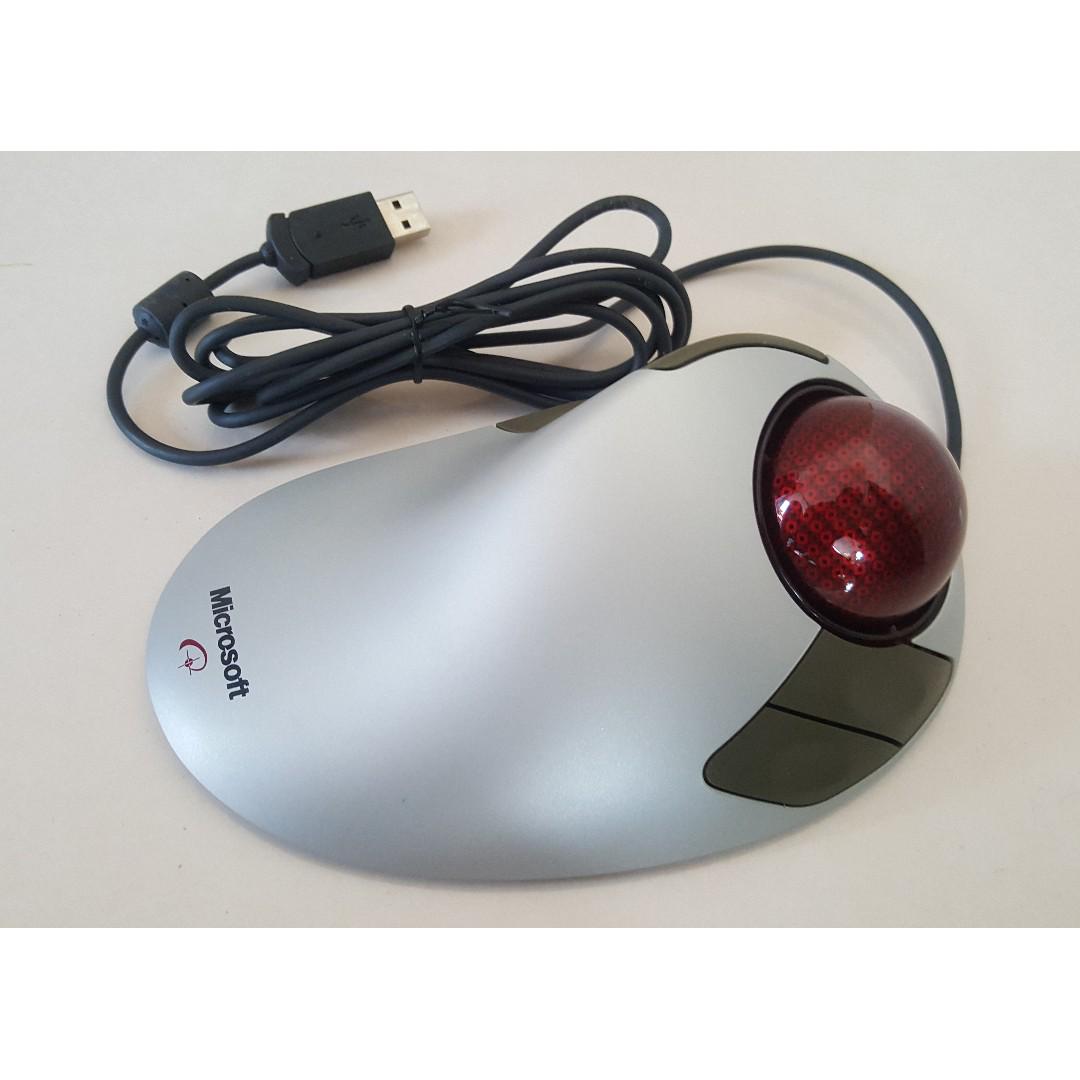 Microsoft Trackball Explorer USB Ergonomic Mouse, Computers & Tech