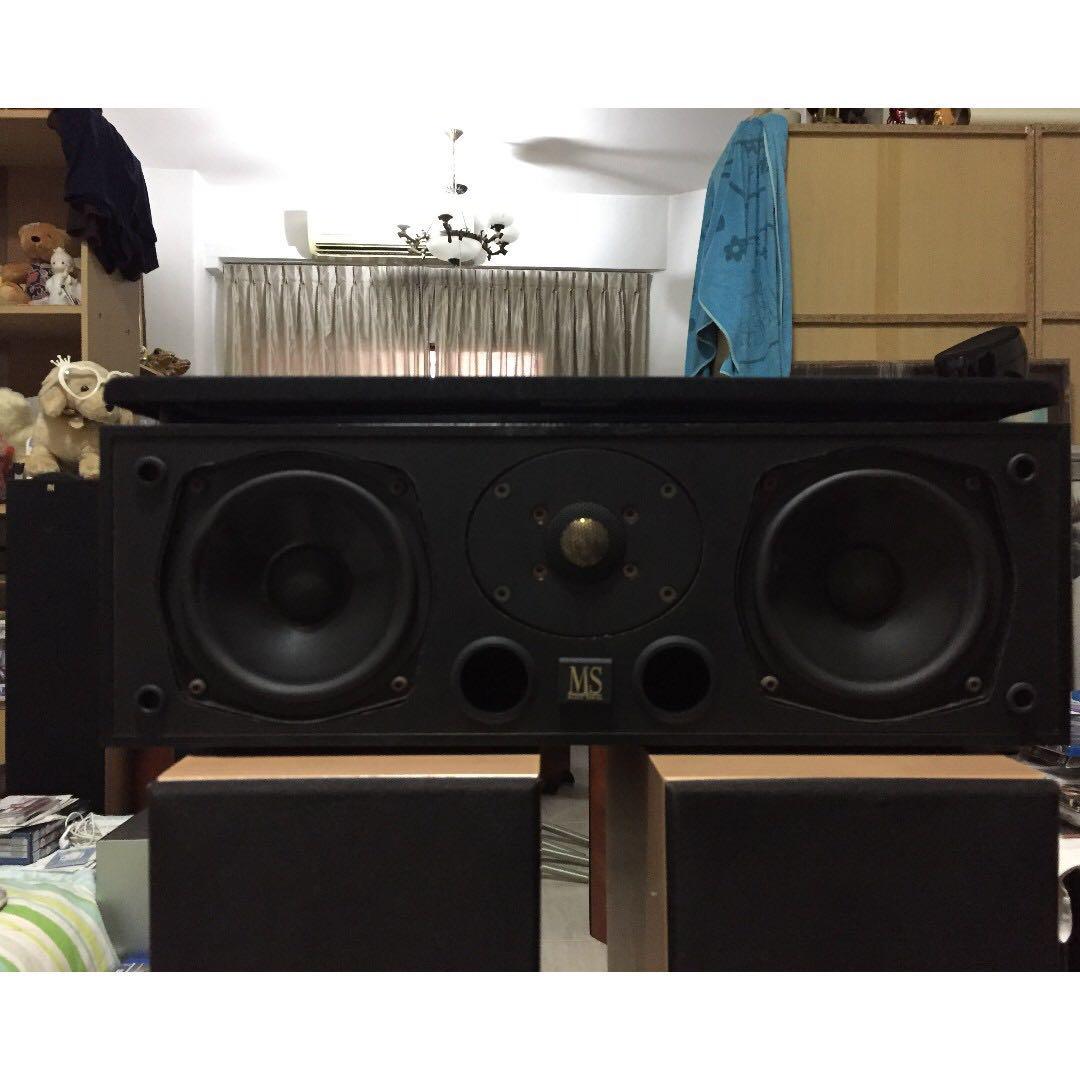 short center channel speaker