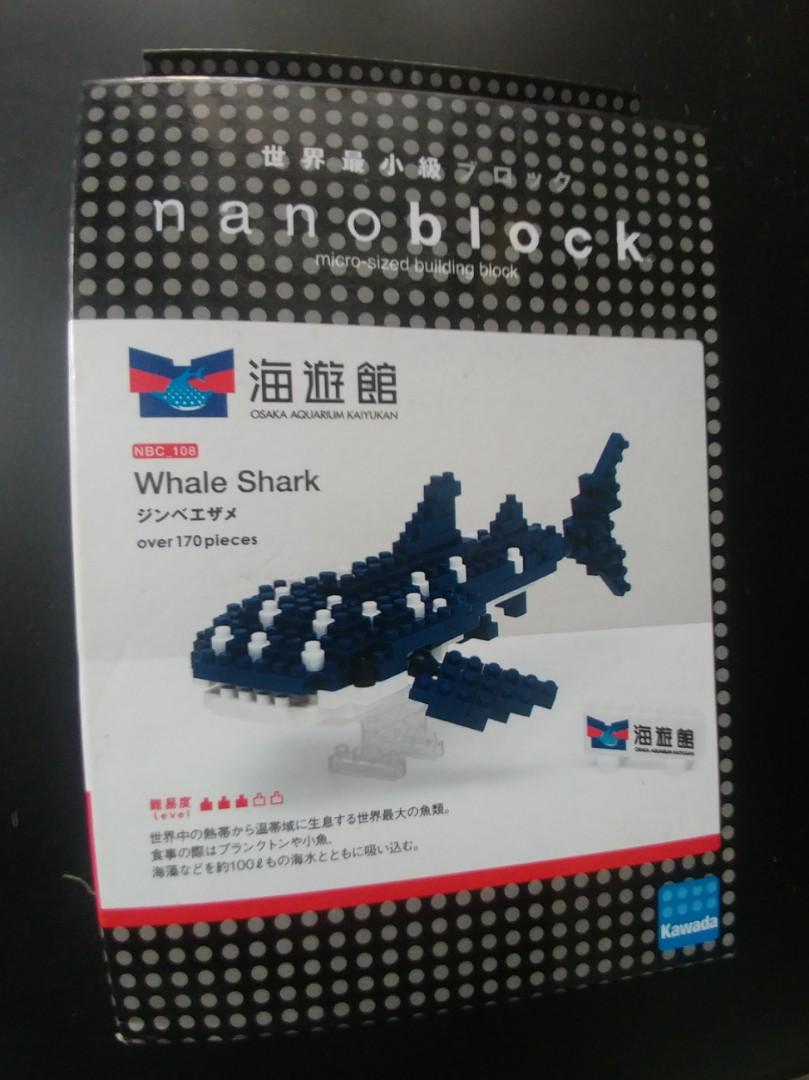 Nanoblock 日本海遊館限定Whale Shark, 興趣及遊戲, 玩具& 遊戲類