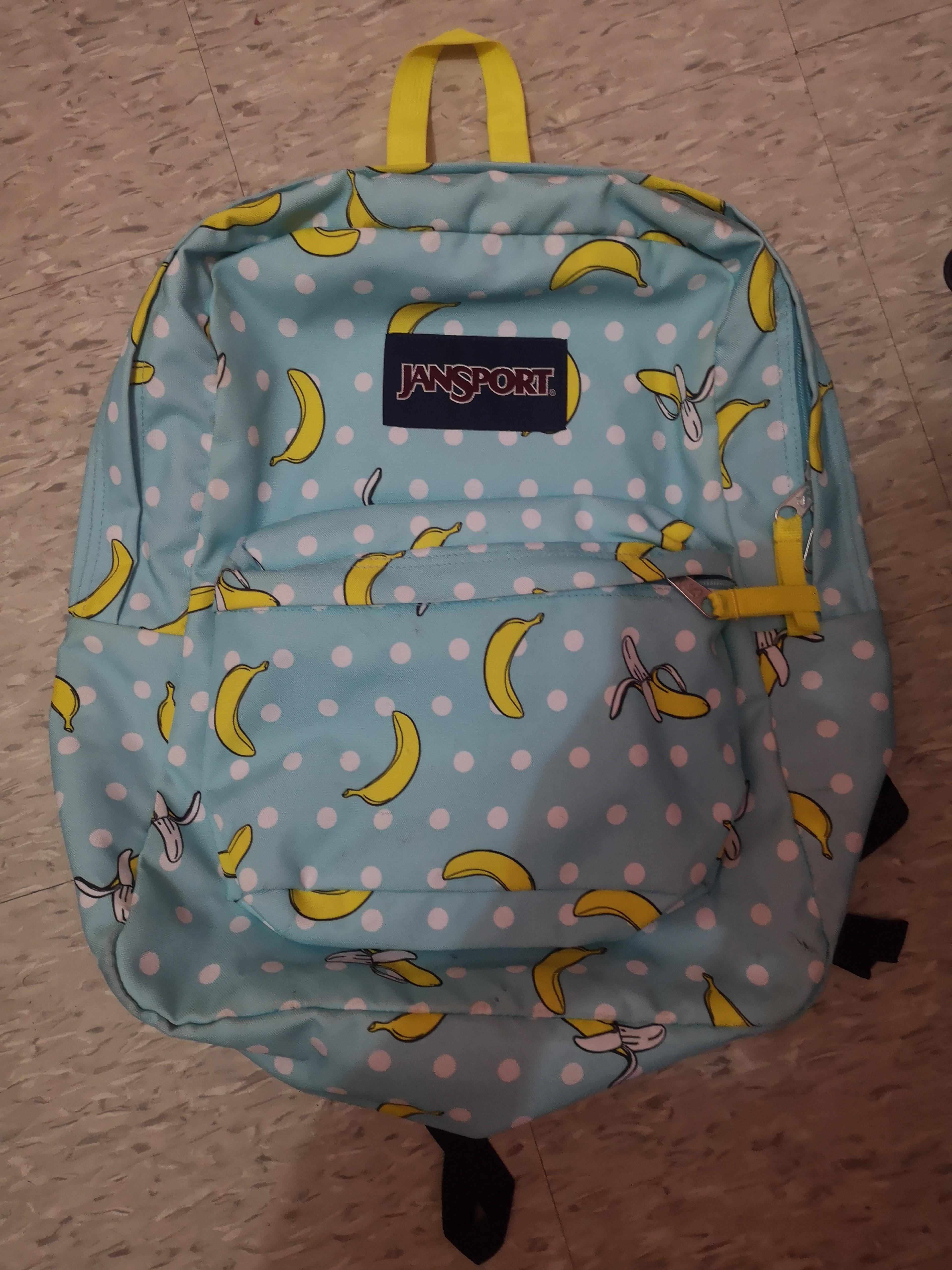 banana jansport backpack